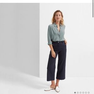 Everlane relaxed silk shirt